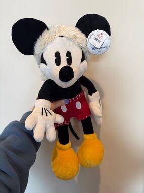 NWT Disney Classic Mickey Mouse Plush - Christmas